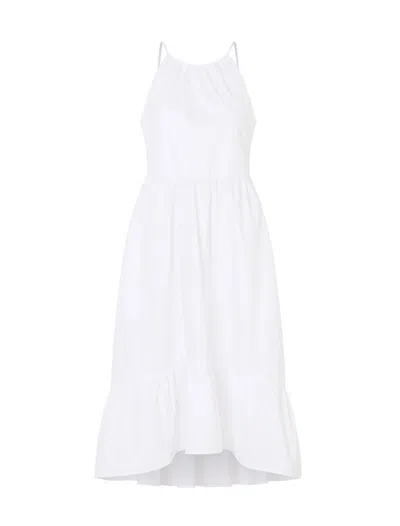 Armani Exchange Dresses In Optic White