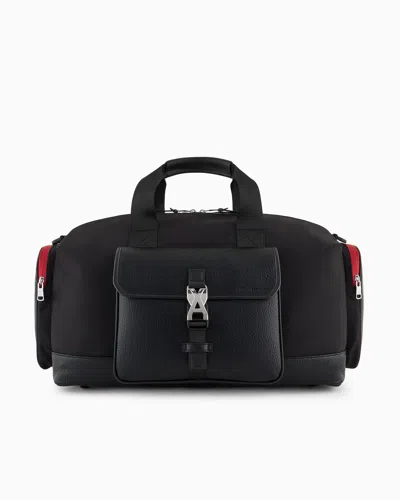 Armani Exchange Duffle Bags In Black
