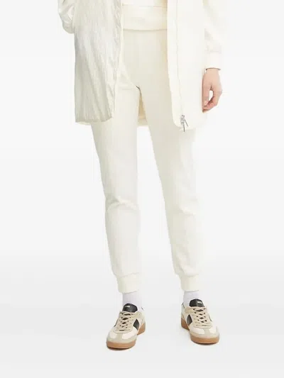 Armani Exchange Elastic-waist Joggers In White