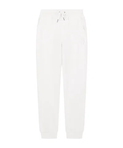 Armani Exchange Elastic Waist Track Pants In White
