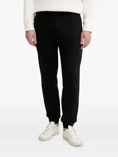 Armani Exchange Elasticated-waist Track Pants In Black