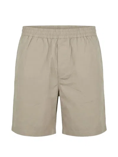 Armani Exchange Elasticated-waist Shorts In Brown
