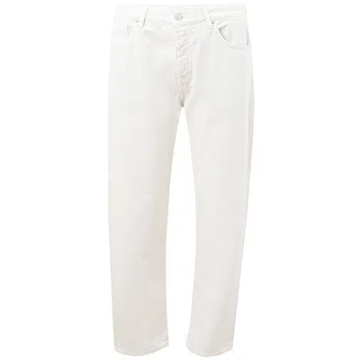 Armani Exchange Elegant White Cotton Trousers For Men