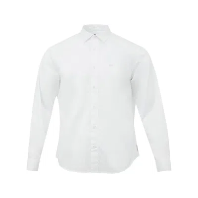 Armani Exchange Elevated Cotton Classic Men's Shirt In White