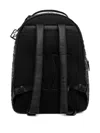 Armani Exchange Embossed-logo Backpack In Black