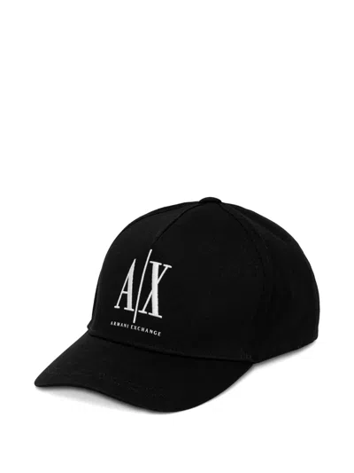 Armani Exchange Embroidered Baseball Cap In Yellow