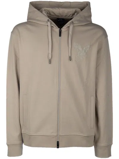 ARMANI EXCHANGE EMBROIDERED HOODIE