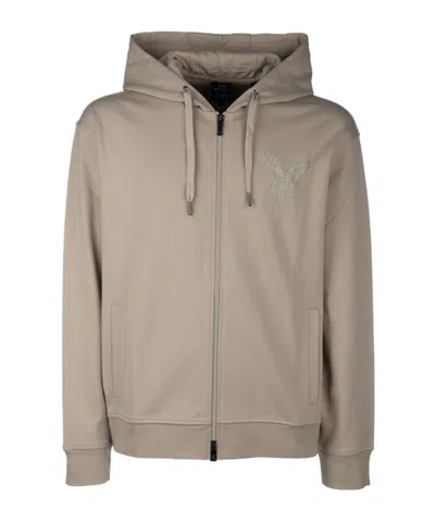 ARMANI EXCHANGE EMBROIDERED HOODIE