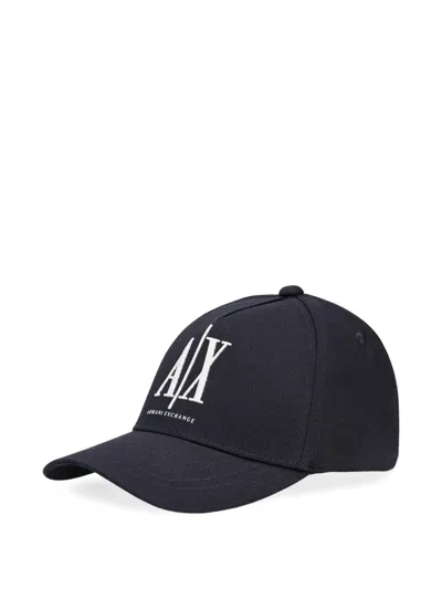Armani Exchange Embroidered-logo Baseball Cap In Red