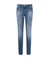 Armani Exchange Faded Imitation Denim Trousers