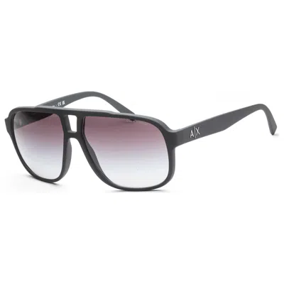 Armani Exchange Men's Fashion 61mm Sunglasses In Black