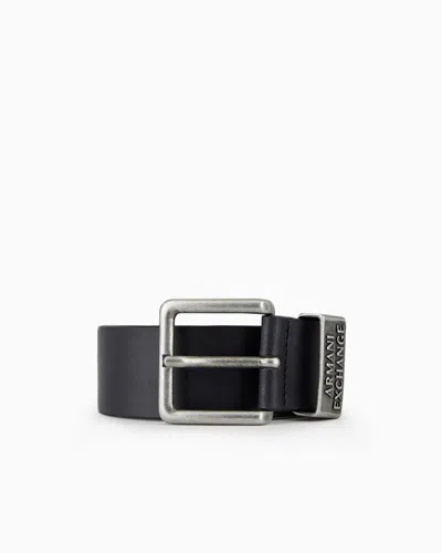 ARMANI EXCHANGE FAUX LEATHER BELT