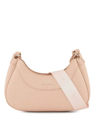 Armani Exchange Faux Leather Shoulder Bag In 中性色