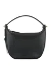 Armani Exchange Faux-leather Shoulder Bag In Black