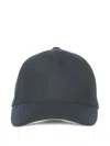 Armani Exchange Felt Baseball Cap In Blue
