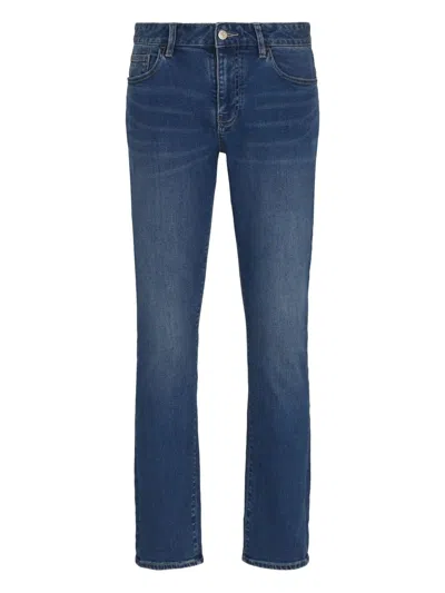 Armani Exchange Five-pocket Jeans In Blue