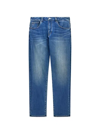 Armani Exchange Five-pocket Jeans In Blue
