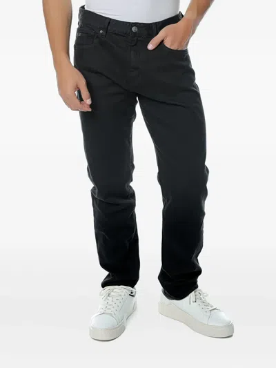Armani Exchange Five-pockets Jeans In Black