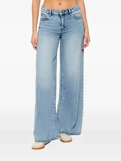Armani Exchange Five-pocket Jeans In Blue