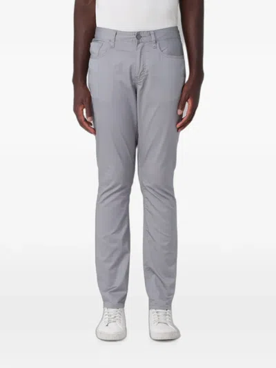 Armani Exchange Five-pocket Trousers In Gray