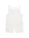 Armani Exchange Flap-pocket Open-back Top In White