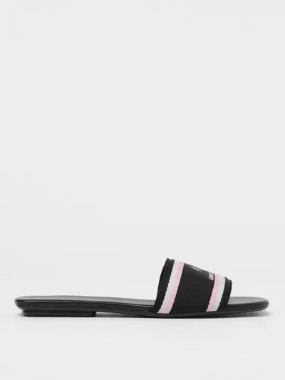 ARMANI EXCHANGE FLAT SANDALS ARMANI EXCHANGE WOMAN COLOR BLACK,422089002