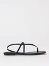 Armani Exchange Flat Sandals  Woman Color Black In Black