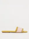 Armani Exchange Flat Sandals  Woman Color Yellow