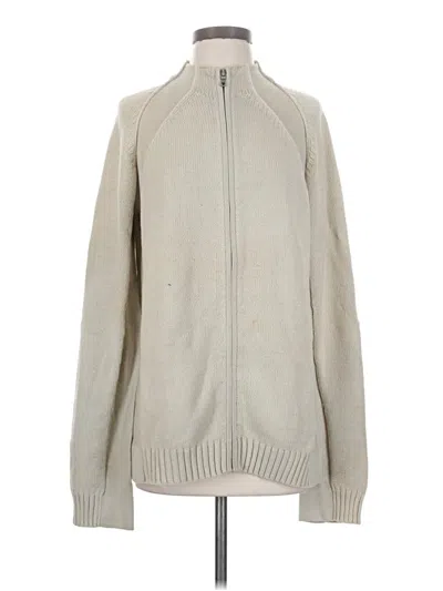 Pre-owned Armani Exchange Fleece Jacket In Gray