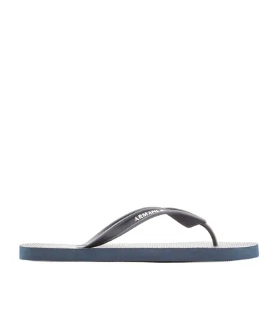 Armani Exchange Flip-flops In Gray