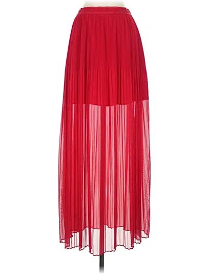 Pre-owned Armani Exchange Formal Skirt In Red
