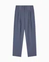 Armani Exchange Formal Trousers In Blue