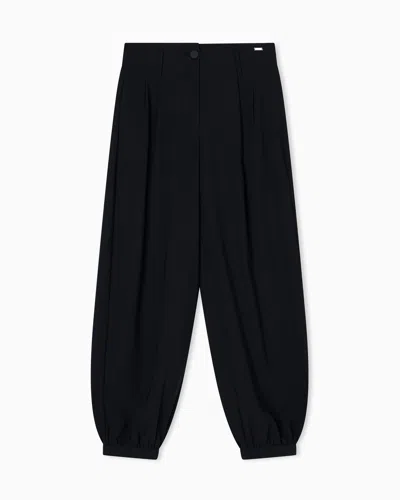 Armani Exchange Formal Trousers In Black