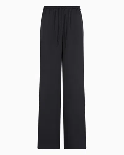 Armani Exchange Formal Trousers In Black