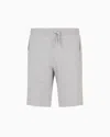 Armani Exchange French Terry Shorts In Grey