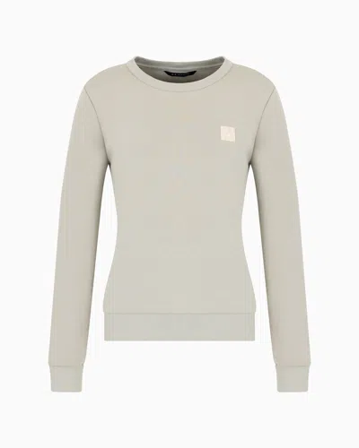 Armani Exchange French Terry Sweatshirt In Grey