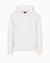 Armani Exchange French Terry Sweatshirt In White