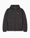 Armani Exchange Full Zip Down Jacket With Hood