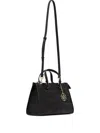 Armani Exchange Geometric-pattern Tote Bag In Black