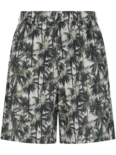 ARMANI EXCHANGE GRAPHIC-PRINT SHORTS