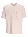 Armani Exchange T-shirt Mit Grafischem Print In Neutral