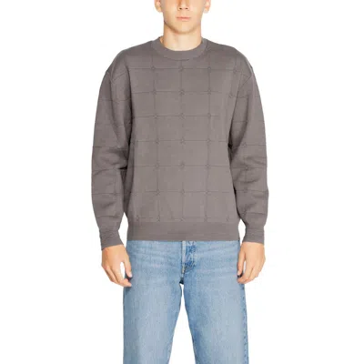Armani Exchange Gray Cotton T-shirt In Grey