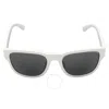 Armani Exchange Gray Mirrored Silver Square Men's Sunglasses Ax4115su 81566g 54 In Grey/silver Tone