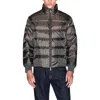 Armani Exchange Short Stand-collar Down Jacket In Multi