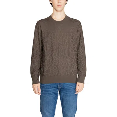 Armani Exchange Green Viscose T-shirt In Gray