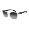 Armani Exchange Grey Gradient Cat Eye Ladies Sunglasses Ax4127sf 82358g 54