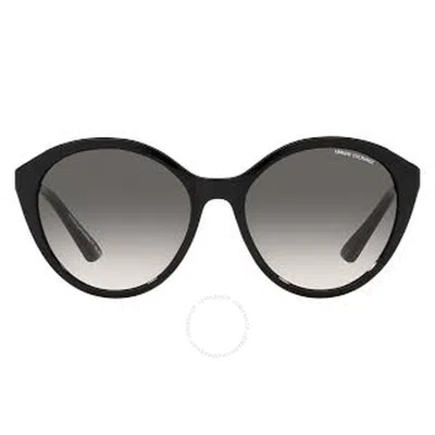 Armani Exchange Grey Gradient Cat Eye Ladies Sunglasses Ax4134s 815811 55