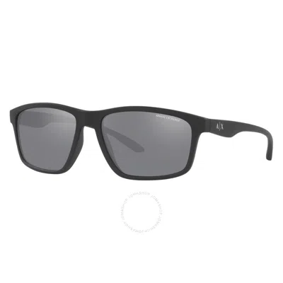 Armani Exchange Men's 59mm Matte Black Sunglasses In Grey