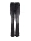 Armani Exchange Grey Slim-fit Jeans In Black