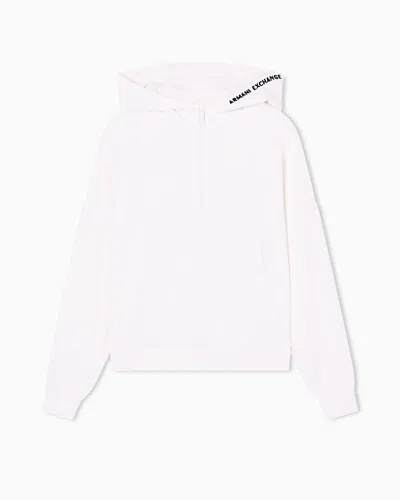 Armani Exchange Half Zip Hoodie In Yellow